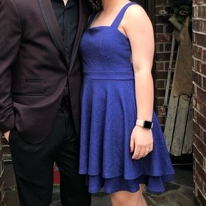 Sparkle navy blue dress